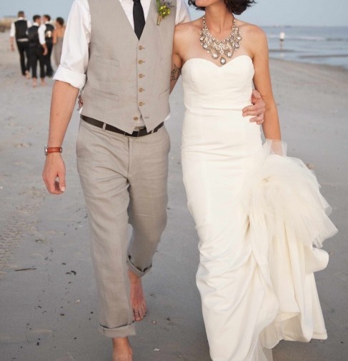 beach wedding groom outfit